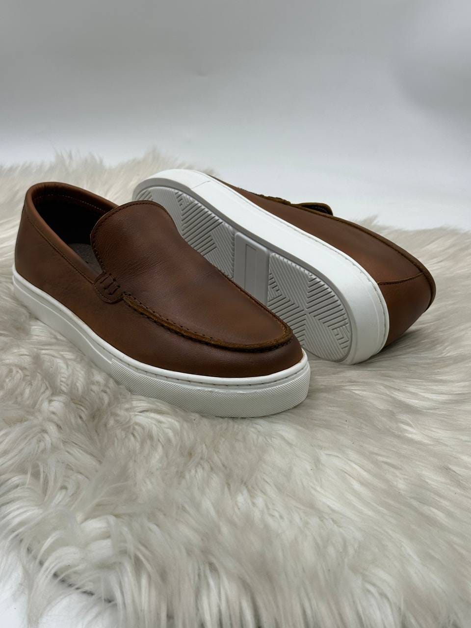 Mocassins en Cuir Lisse Atheer – Élégance & Confort Au Quotidien