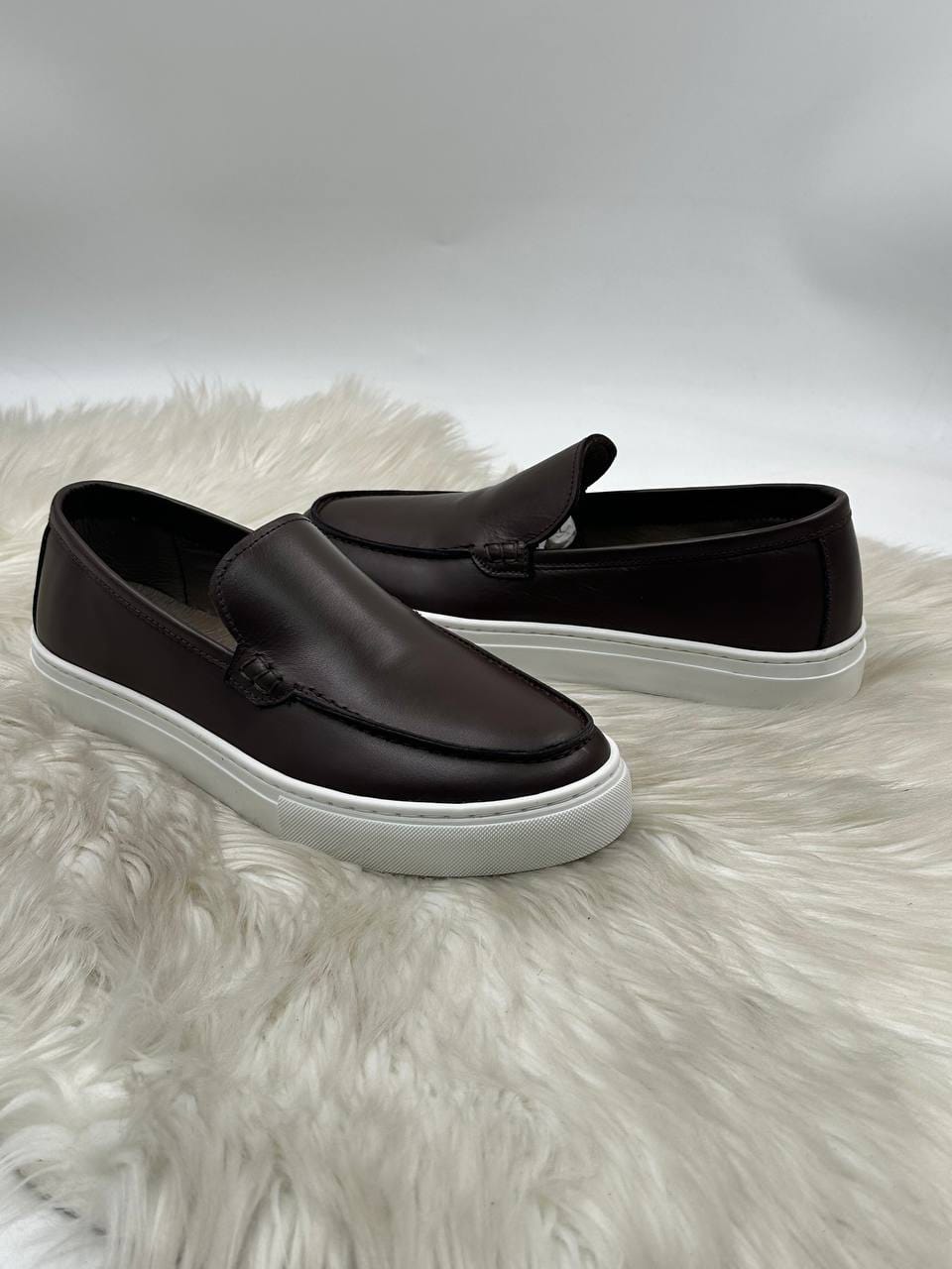 Mocassins en Cuir Lisse Atheer – Élégance & Confort Au Quotidien