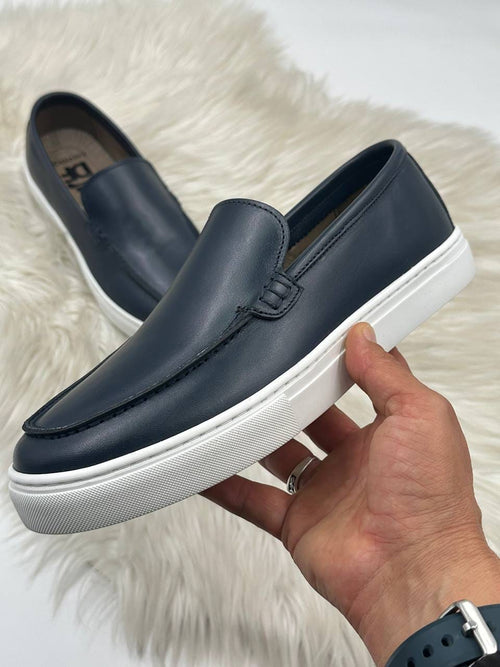 Mocassins en Cuir Lisse Atheer – Élégance & Confort Au Quotidien